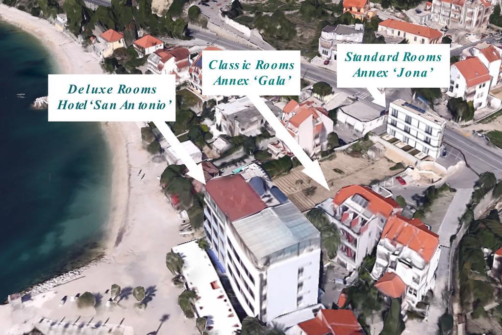 Hotel Gala Split Подстрана Екстериор снимка
